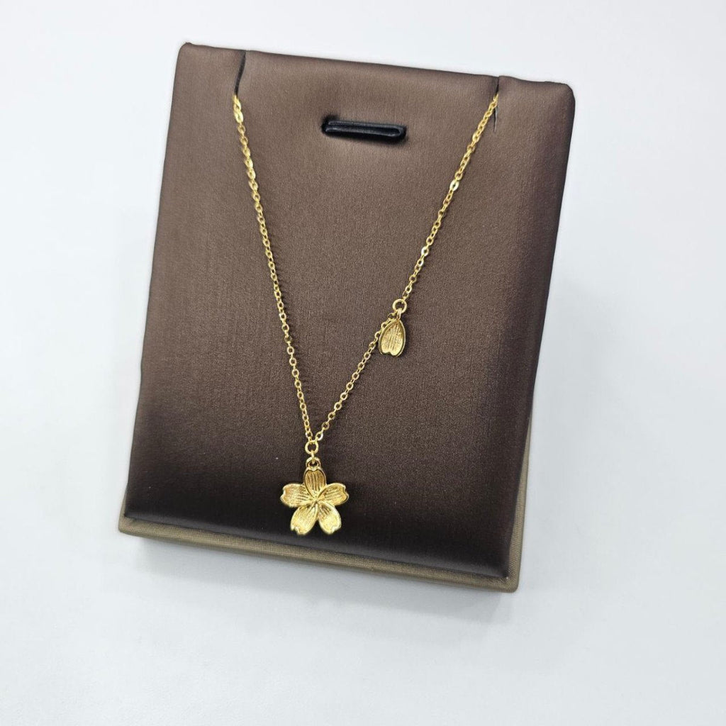22k / 916 Gold Flower Necklace by Best Gold Shop - Best Gold Shop 22k gold 22k gold necklace 916 gold Necklaces