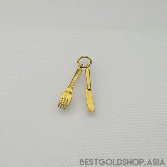 22k / 916 Gold Fork and Knife - Best Gold Shop 22k gold 22k gold pendant 916 gold 916 gold