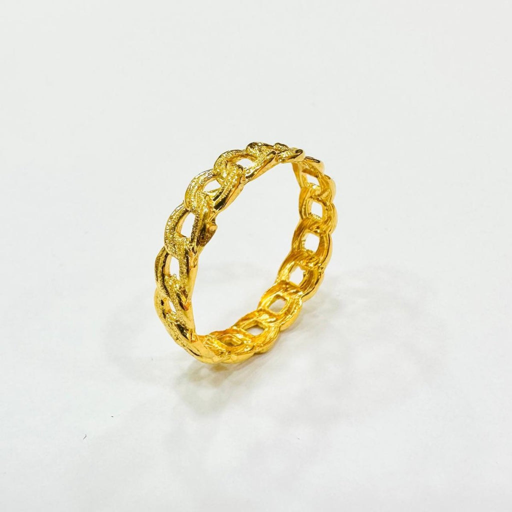 22k / 916 Gold Full Coco Ring Slim - Best Gold Shop 22k gold 22k gold ring 916 gold 916 gold