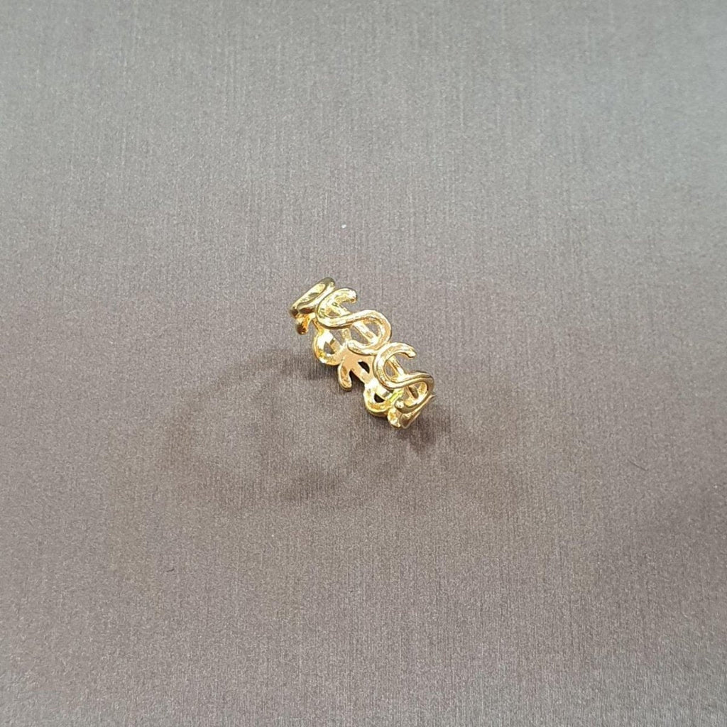 22k / 916 Gold Full Round Dollar Ring - Best Gold Shop 22k gold 22k gold ring 916 gold 916 gold