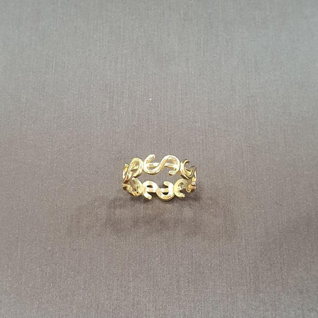 22k / 916 Gold Full Round Dollar Ring - Best Gold Shop 22k gold 22k gold ring 916 gold 916 gold