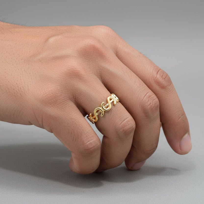 22k / 916 Gold Full Round Dollar Ring by Best Gold ShopRingsBest Gold Shop