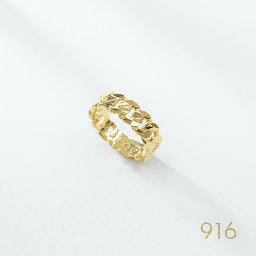22k / 916 Gold Full Round Milo Ring by Best Gold ShopRingsBest Gold Shop