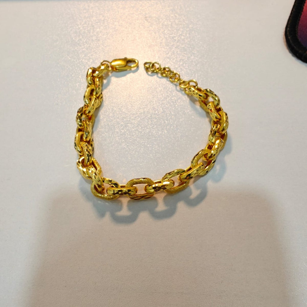 22k / 916 Gold Golden Anchor Link BraceletBraceletsBest Gold Shop