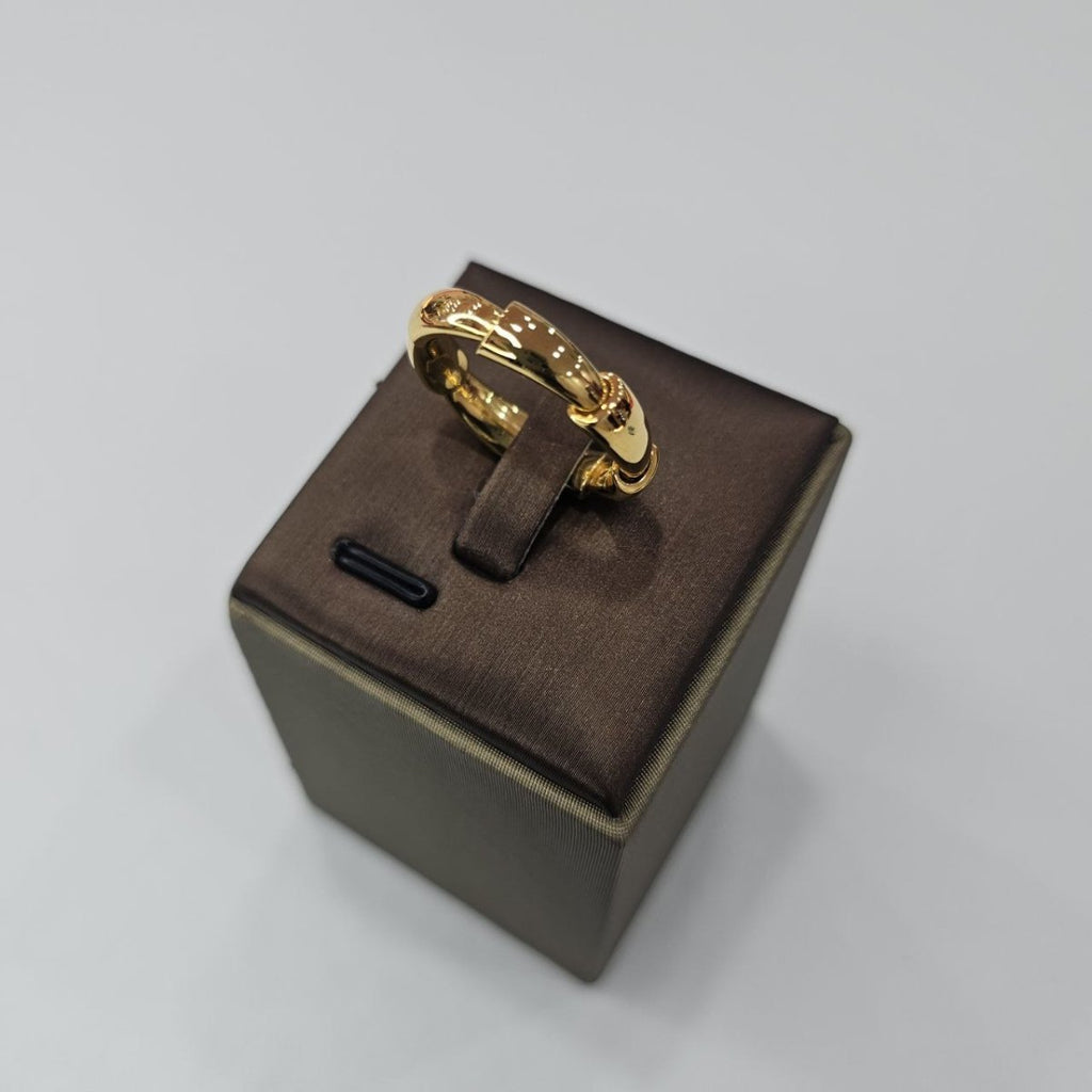 22k / 916 Gold Golden Buckle Ring by Best Gold Shop - Best Gold Shop 22k gold 22k gold ring 916 gold Rings