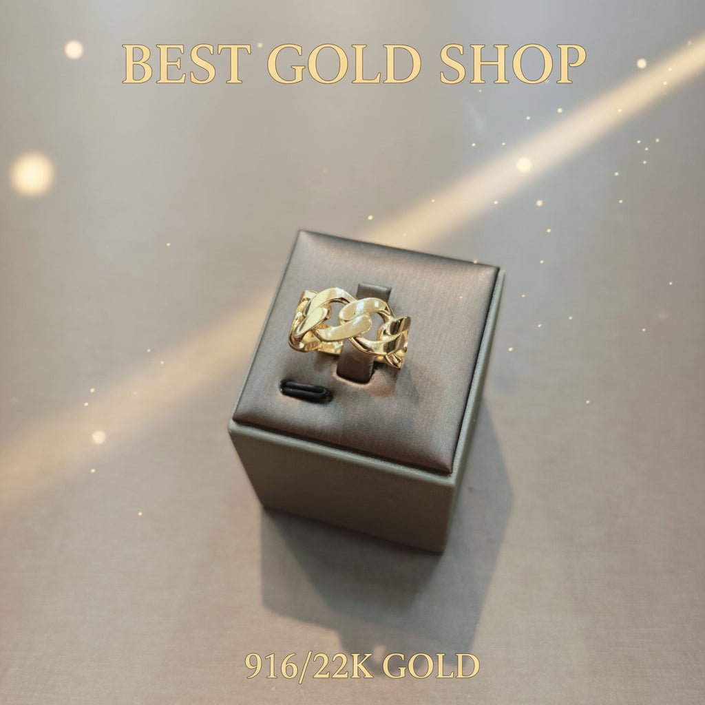 22k / 916 Gold Golden Essence Coconut Ring by Best Gold ShopRingsBest Gold Shop