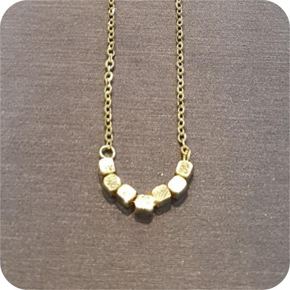 22k / 916 Gold Golden Hex Bead Necklace - Best Gold Shop 22k gold 22k gold necklace 916 gold Necklaces