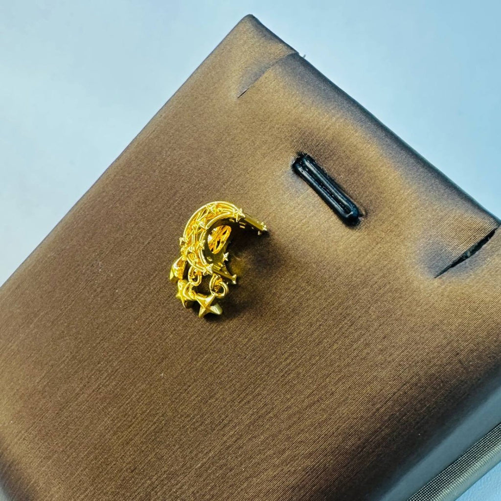 22k / 916 Gold Graceful Moon Design Charm - Best Gold Shop 22k gold 22k Gold Charms 22k gold pendant Charms & Pendants