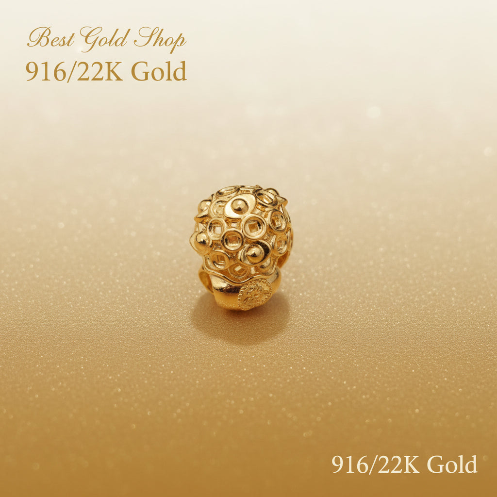 22K / 916 Gold Grandiose Charm Collection (0.36g – 0.38g)Charms & PendantsBest Gold Shop