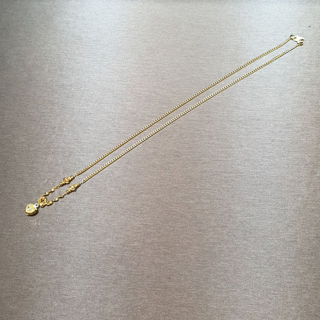 22k / 916 Gold Heart Necklace - Best Gold Shop 22k gold 22k gold necklace 916 gold Necklaces
