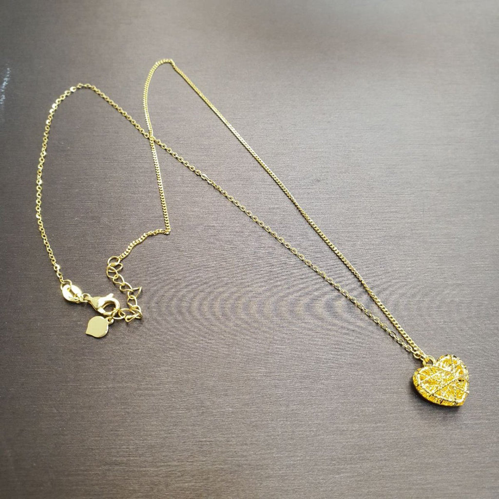 22K / 916 Gold Heart Necklace with Pendant - Best Gold Shop 22k gold 22k gold necklace 916 gold Necklaces