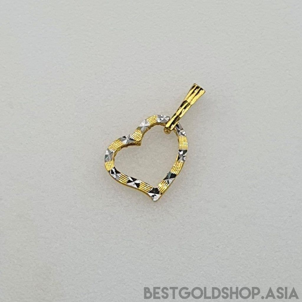 22k / 916 Gold Heart Pendant V2 - Best Gold Shop 22k gold 22k gold pendant 916 gold 916 gold