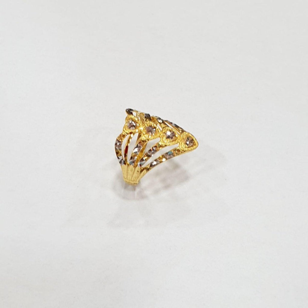 22k / 916 Gold heart ring 2 Tone - Best Gold Shop 22k gold 22k gold ring 916 gold 916 gold