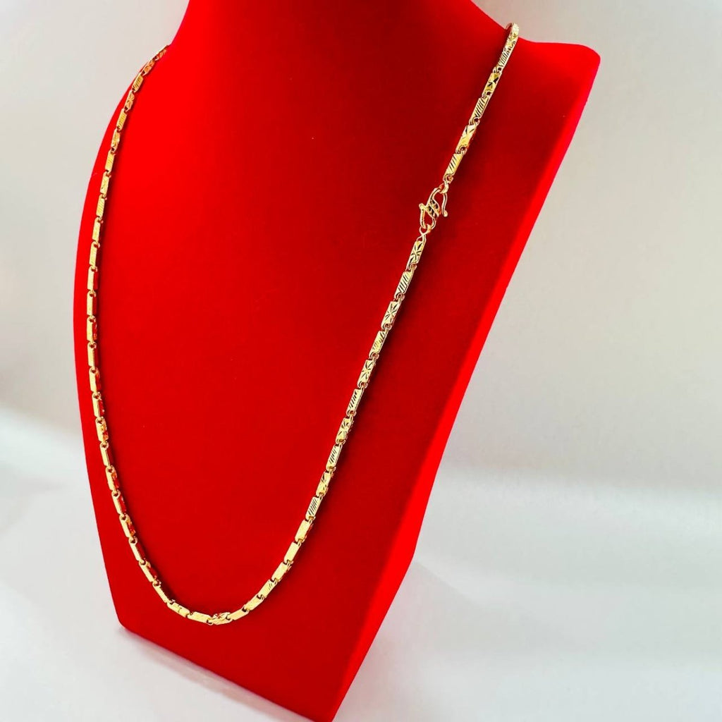 22k / 916 Gold Hexagon Tube Chain by Best Gold Shop - Best Gold Shop 22k gold 22k gold chain 22k gold necklace Necklaces