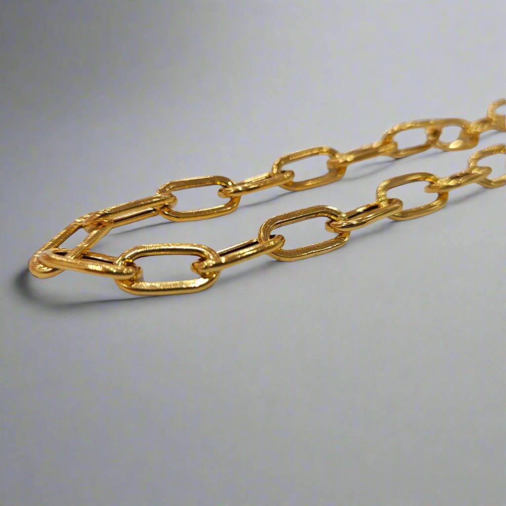22k / 916 Gold Hollow Anchor Link Chain Light Weight - Best Gold Shop 22k gold 22k gold chain 22k gold necklace Necklaces