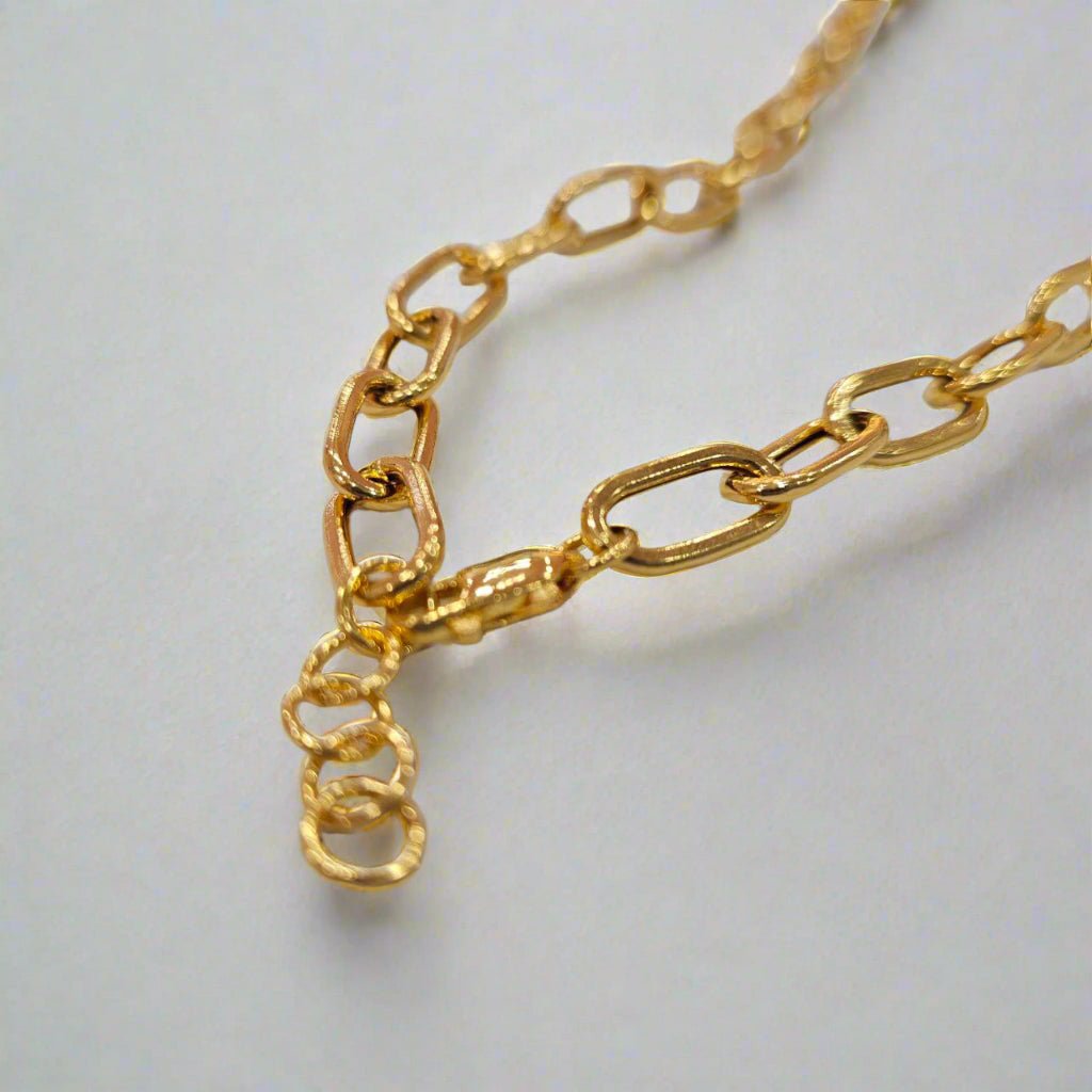 22k / 916 Gold Hollow Anchor Link Chain Light Weight - Best Gold Shop 22k gold 22k gold chain 22k gold necklace Necklaces