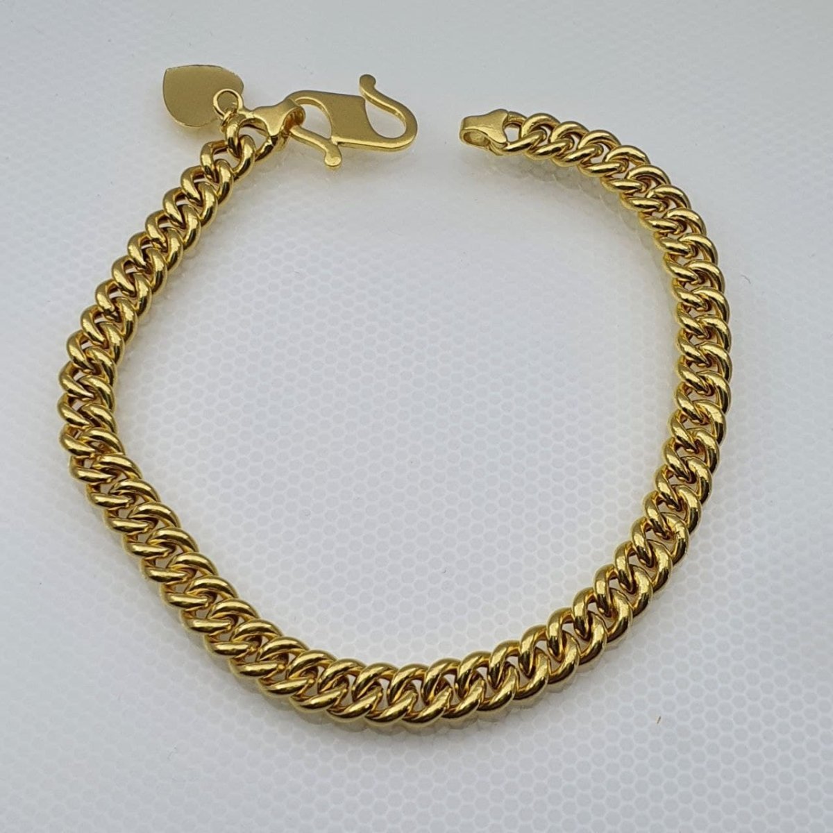 22k / 916 gold hollow Fish bone Bracelet by Best Gold Shop - Best Gold Shop 22k gold 22k gold bracelet 916 gold Bracelets