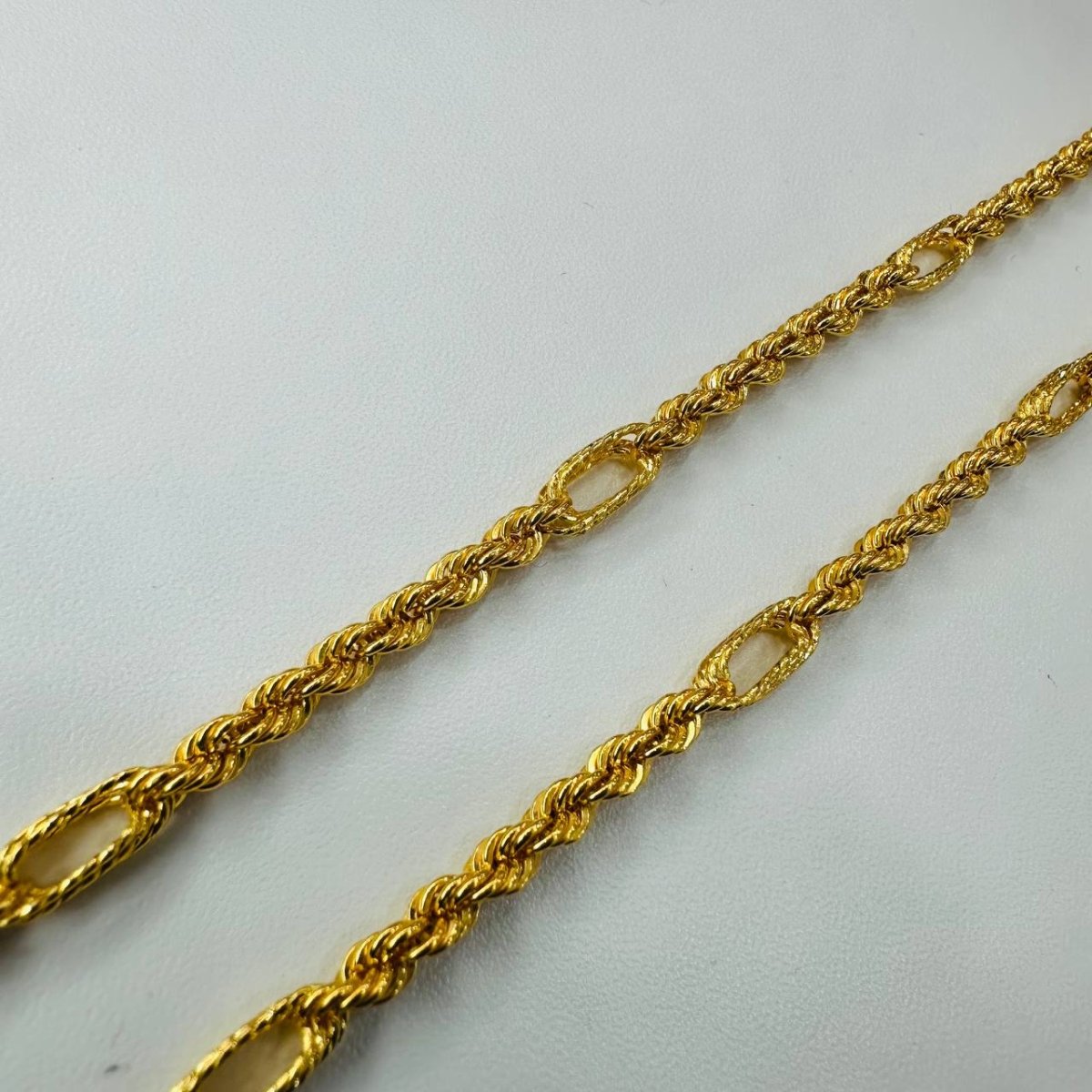 22k / 916 Gold Hollow Nexus Rope Chain - Best Gold Shop 22k gold 22k gold chain 22k gold necklace Necklaces