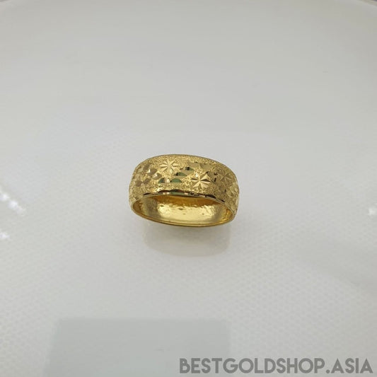 22k / 916 Gold Hollow Ring D5 - Best Gold Shop 916 gold