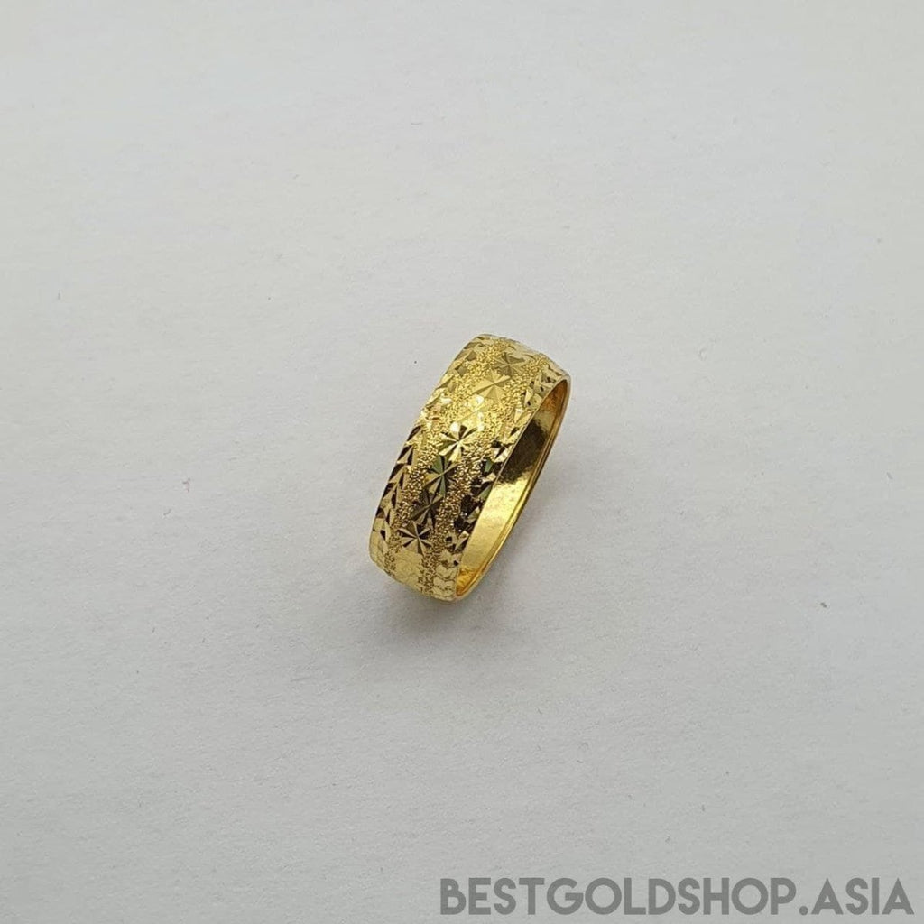 22k / 916 Gold Hollow ring Design 5 - Best Gold Shop 22k gold 22k gold ring 916 gold 916 gold