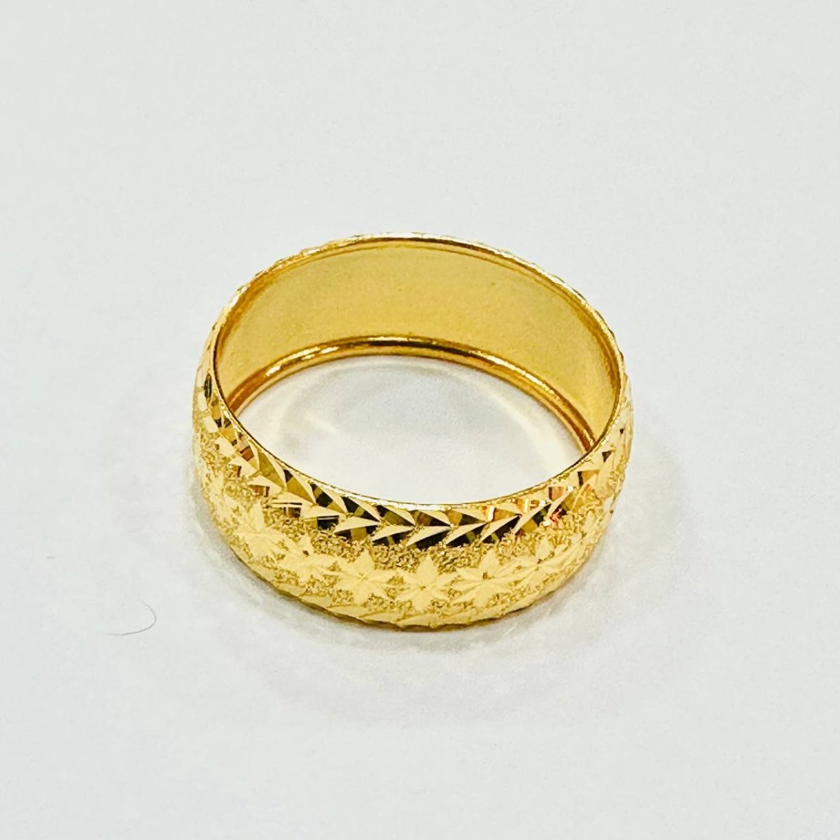 22k / 916 Gold Hollow ring Design 5 - Best Gold Shop 22k gold 22k gold ring 916 gold 916 gold