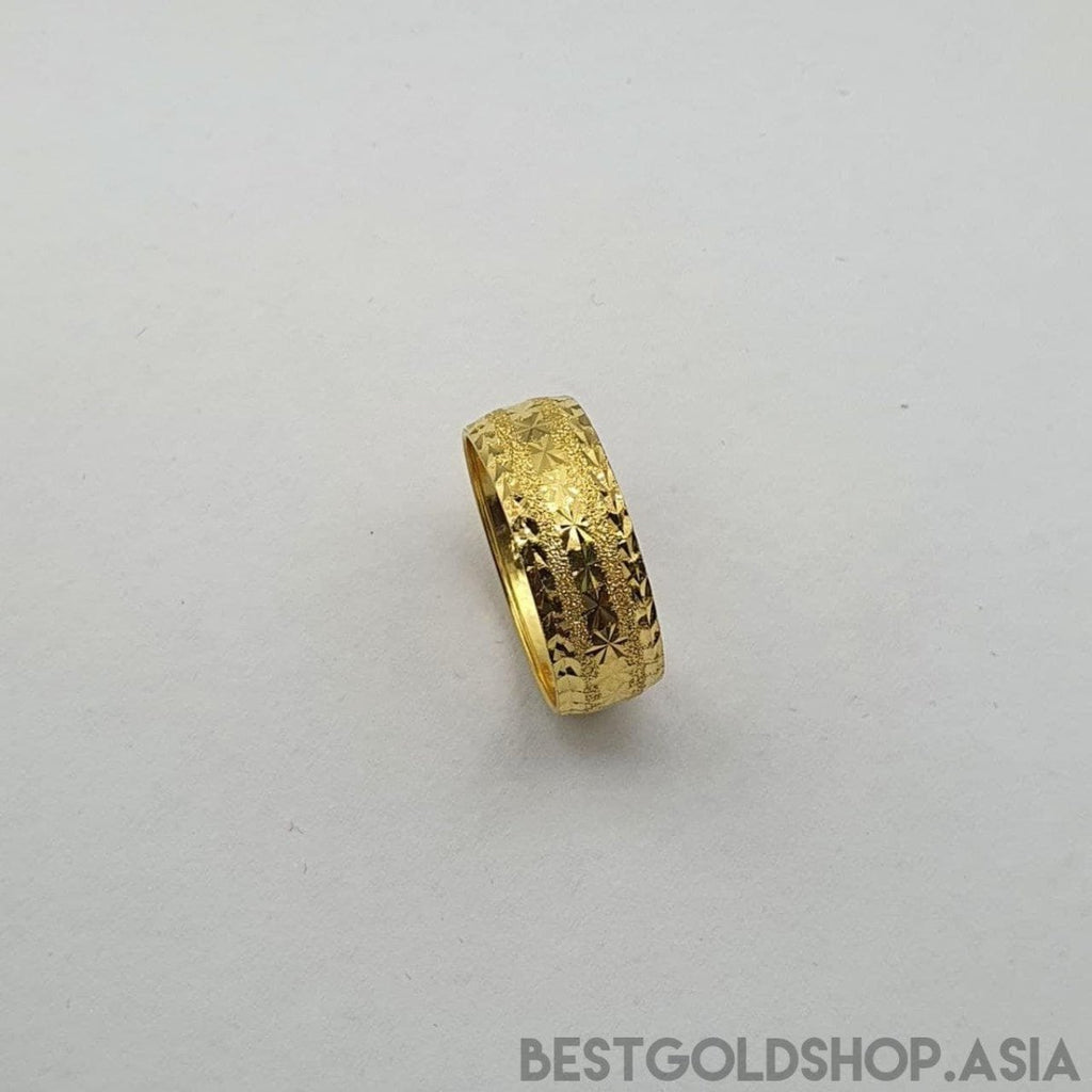 22k / 916 Gold Hollow ring Design 5 - Best Gold Shop 22k gold 22k gold ring 916 gold 916 gold