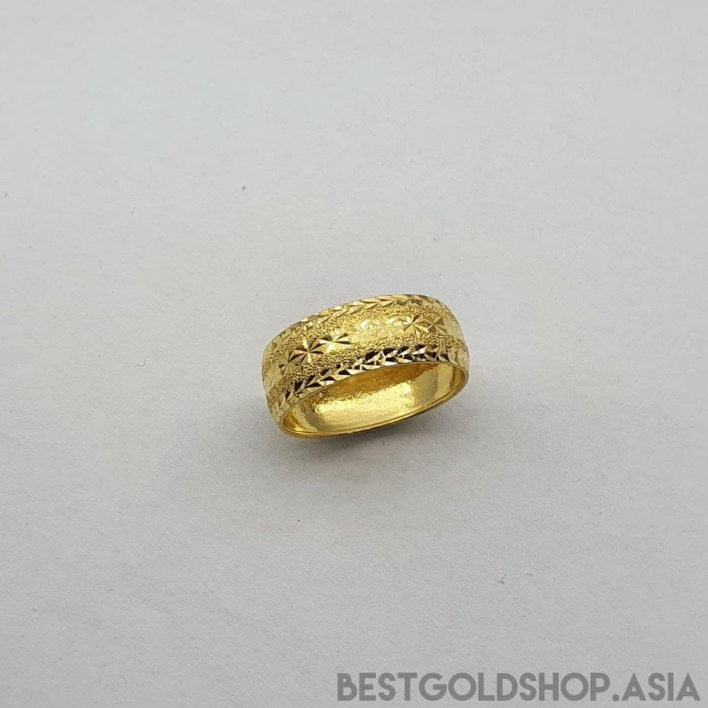 22k / 916 Gold Hollow ring Design 5 - Best Gold Shop 22k gold 22k gold ring 916 gold 916 gold