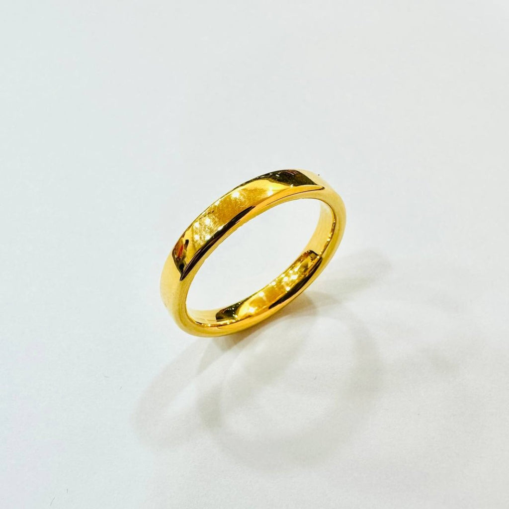 22k / 916 Gold Hollow Shiny Smooth Ring - Best Gold Shop 22k gold 22k gold ring 916 gold 916 gold