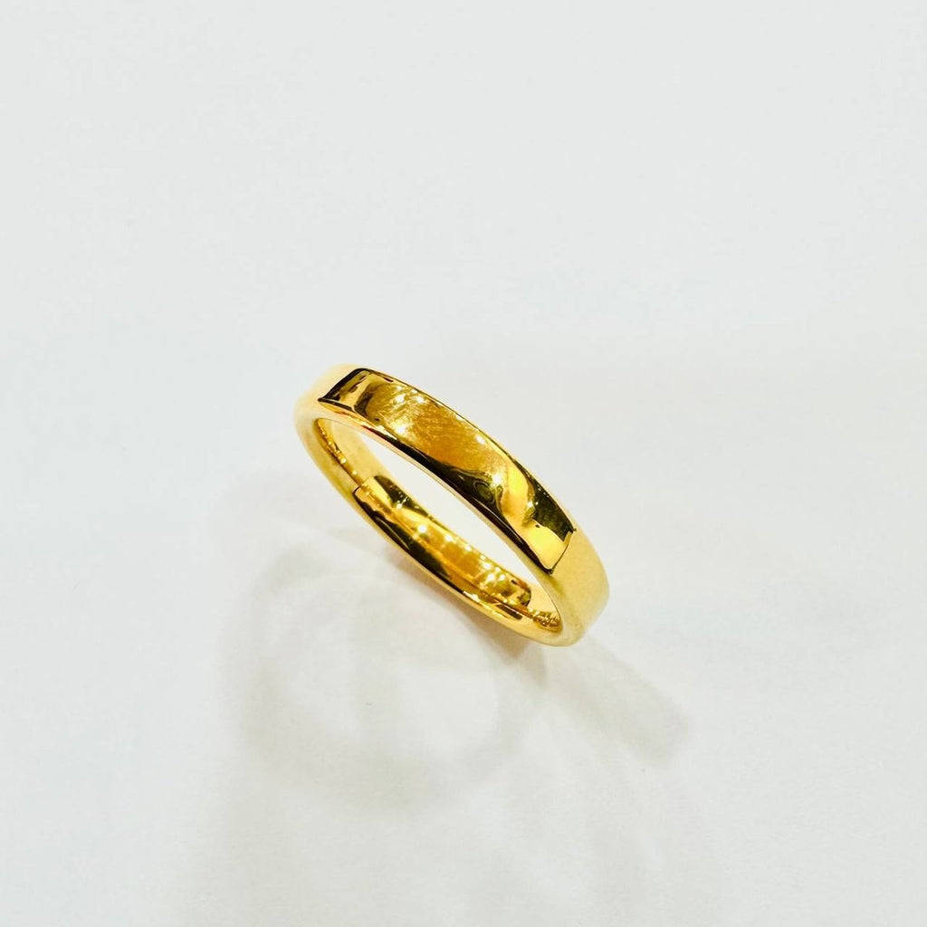 22k / 916 Gold Hollow Shiny Smooth Ring - Best Gold Shop 22k gold 22k gold ring 916 gold 916 gold