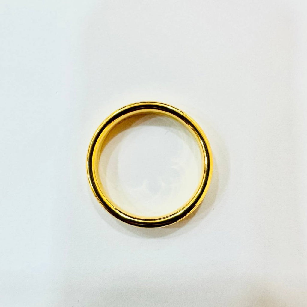 22k / 916 Gold Hollow Shiny Smooth Ring - Best Gold Shop 22k gold 22k gold ring 916 gold 916 gold