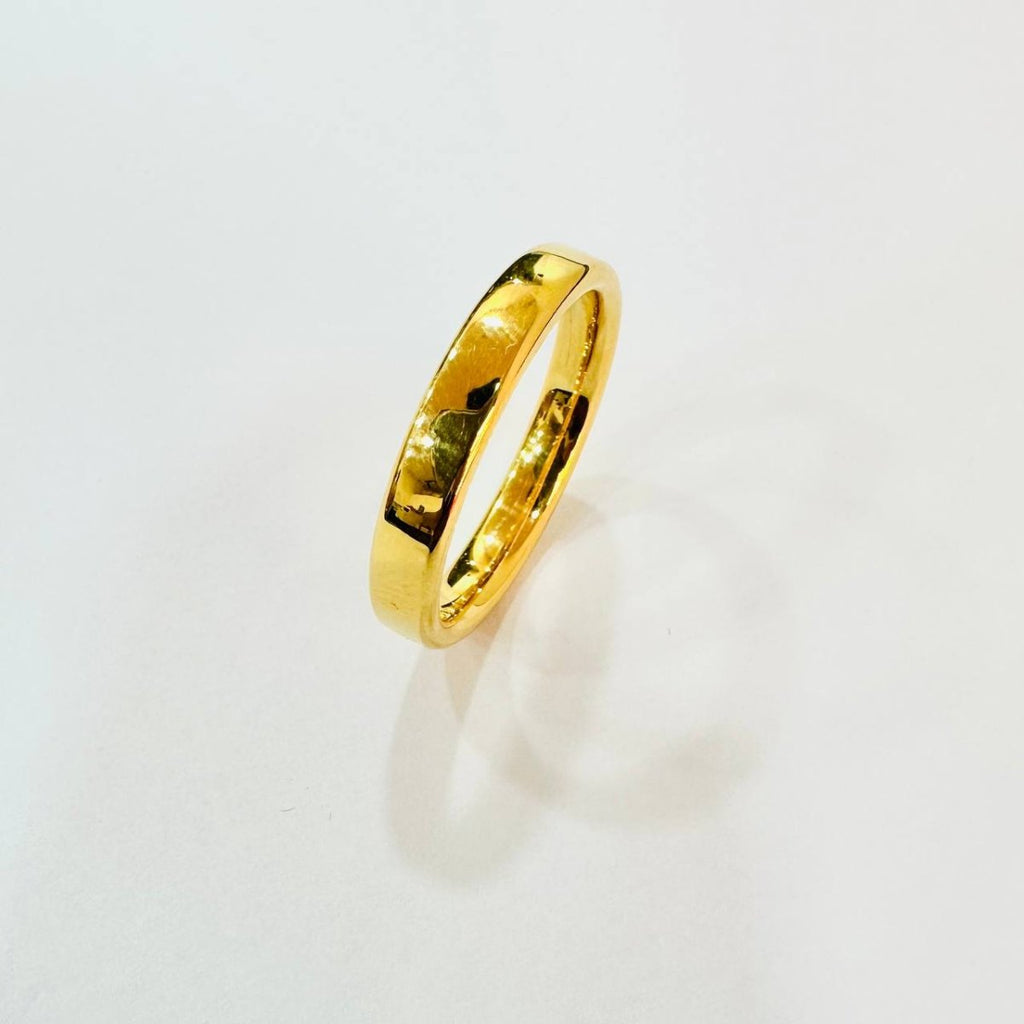 22k / 916 Gold Hollow Shiny Smooth Ring - Best Gold Shop 22k gold 22k gold ring 916 gold 916 gold