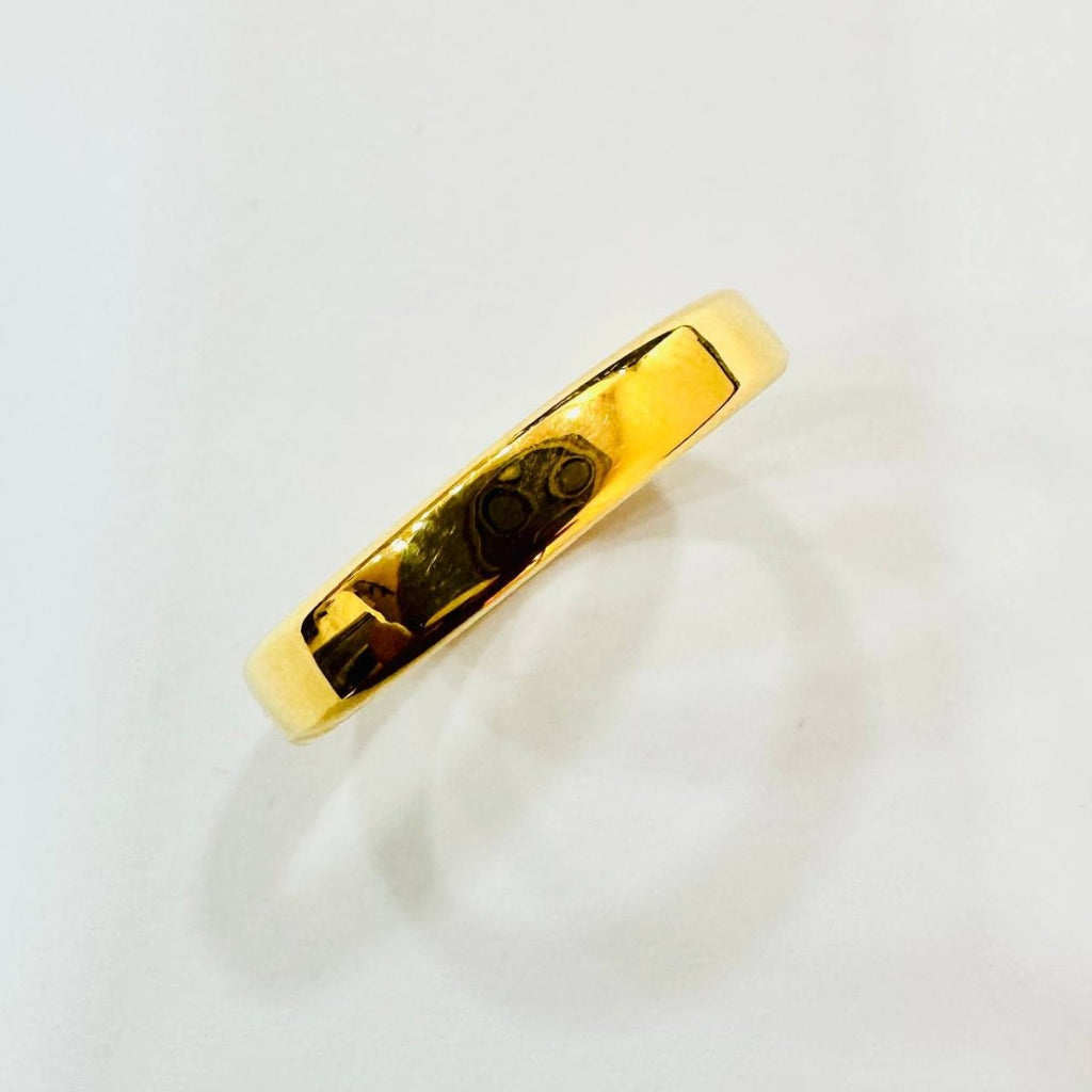 22k / 916 Gold Hollow Shiny Smooth Ring - Best Gold Shop 22k gold 22k gold ring 916 gold 916 gold