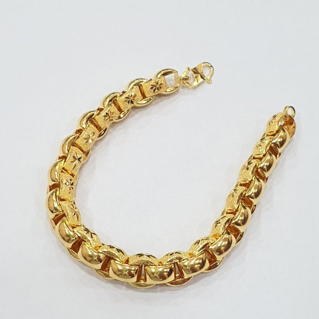 22k / 916 Gold Hollow Wan Zi Bracelet New Design - Best Gold Shop 22k gold 22k gold bracelet 916 gold 916 gold