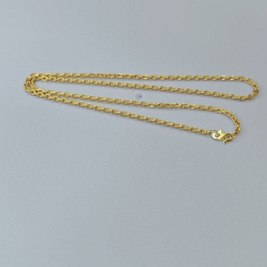 22k / 916 Gold Hollow Wan Zi Necklace - Best Gold Shop 22k gold 22k gold chain 22k gold necklace Necklaces