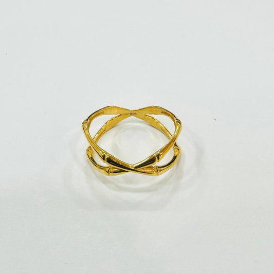 22k / 916 Gold Italy design Bamboo Ring - Best Gold Shop 22k gold 22k gold ring 916 gold 916 gold