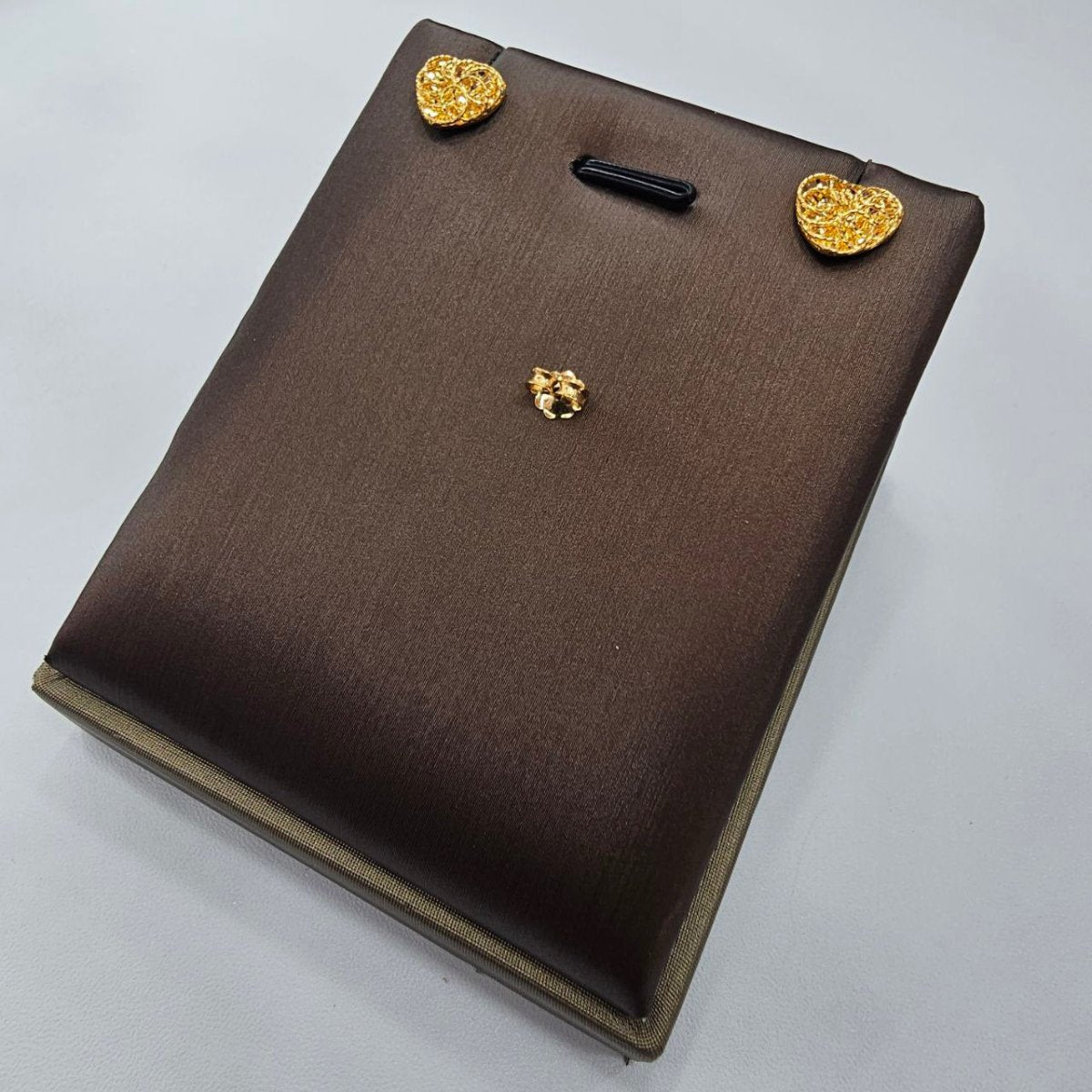 22k / 916 Gold Mesh Heart Earring - Best Gold Shop 22k gold 22k gold earring 916 gold Earrings