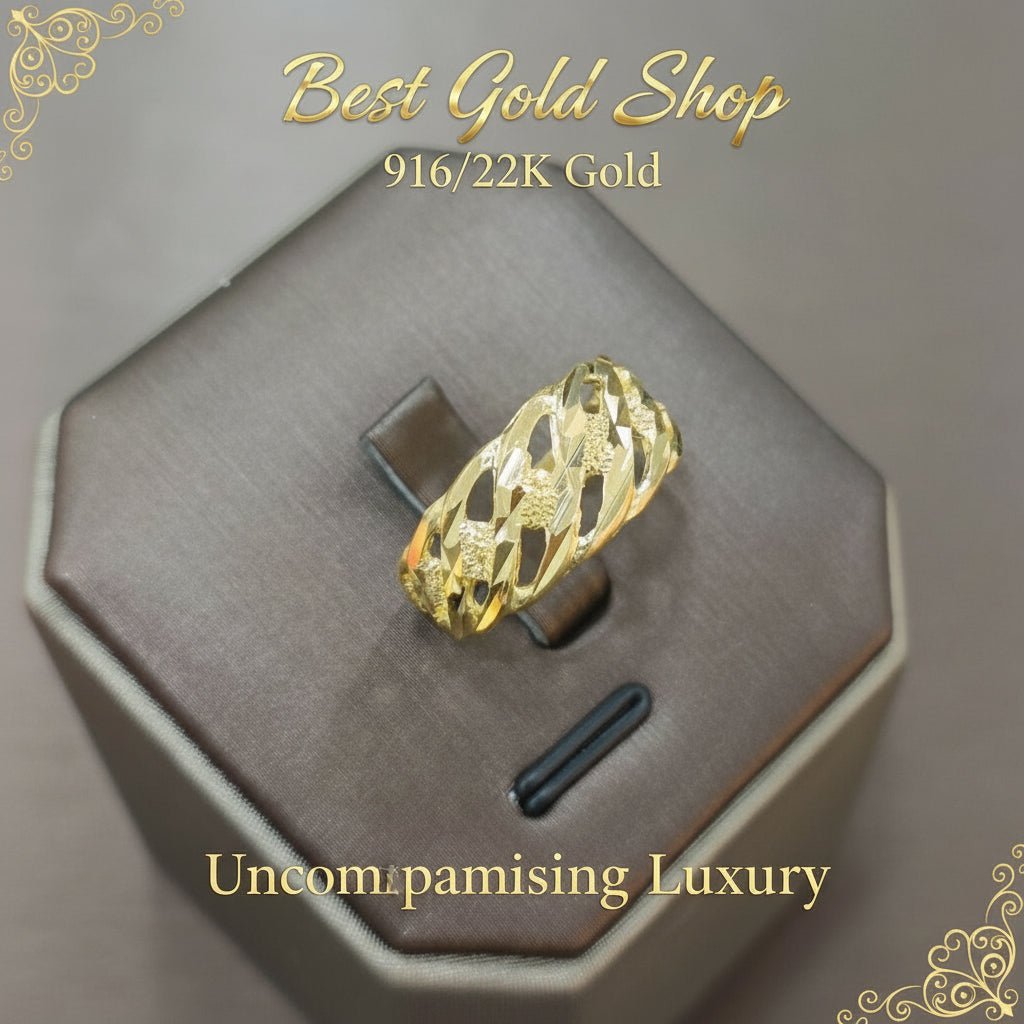 22K / 916 Gold Milo Coconut Ring by Best Gold ShopRingsBest Gold Shop