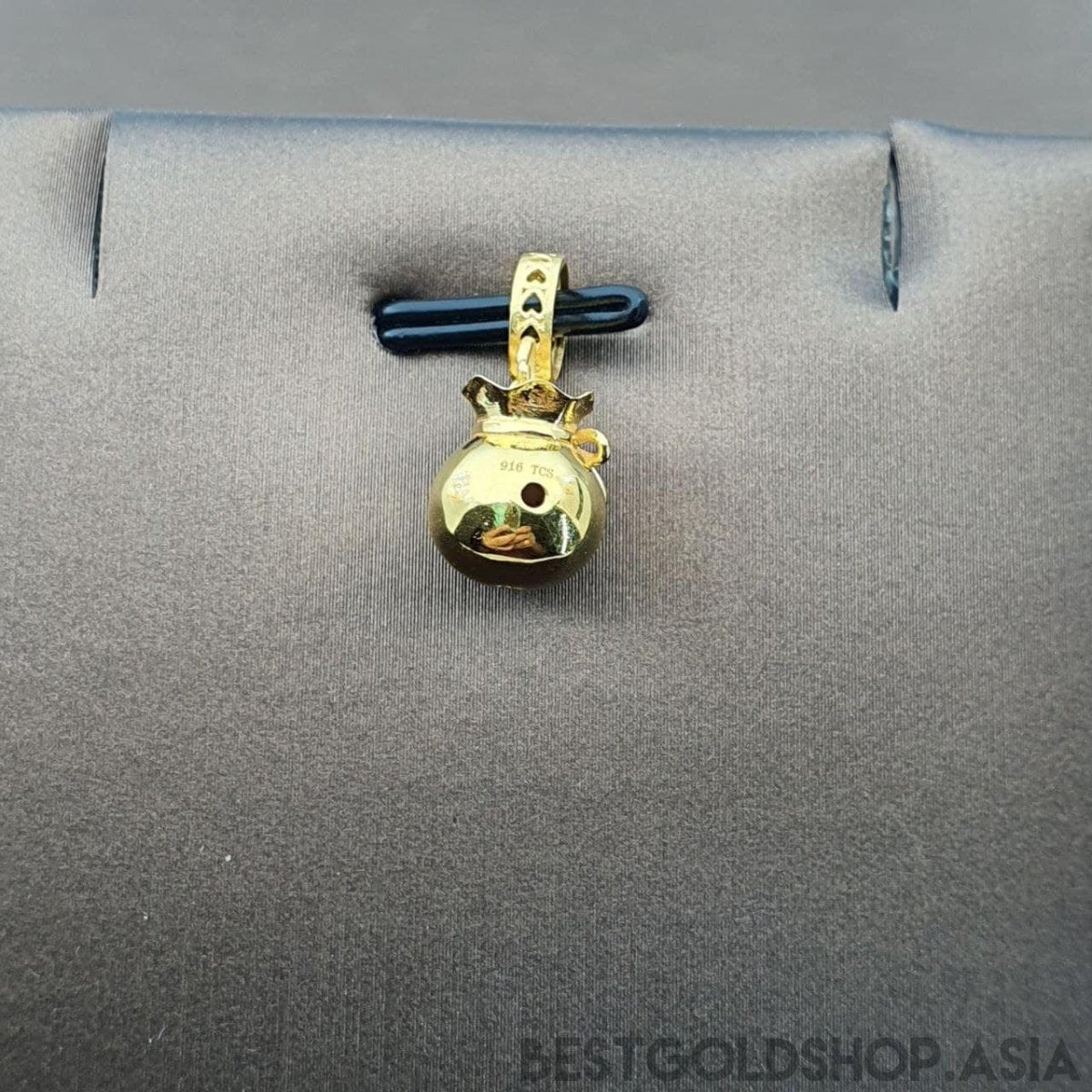 22k / 916 Gold Money Bag Charm / Pendant - Best Gold Shop Charms & Pendants