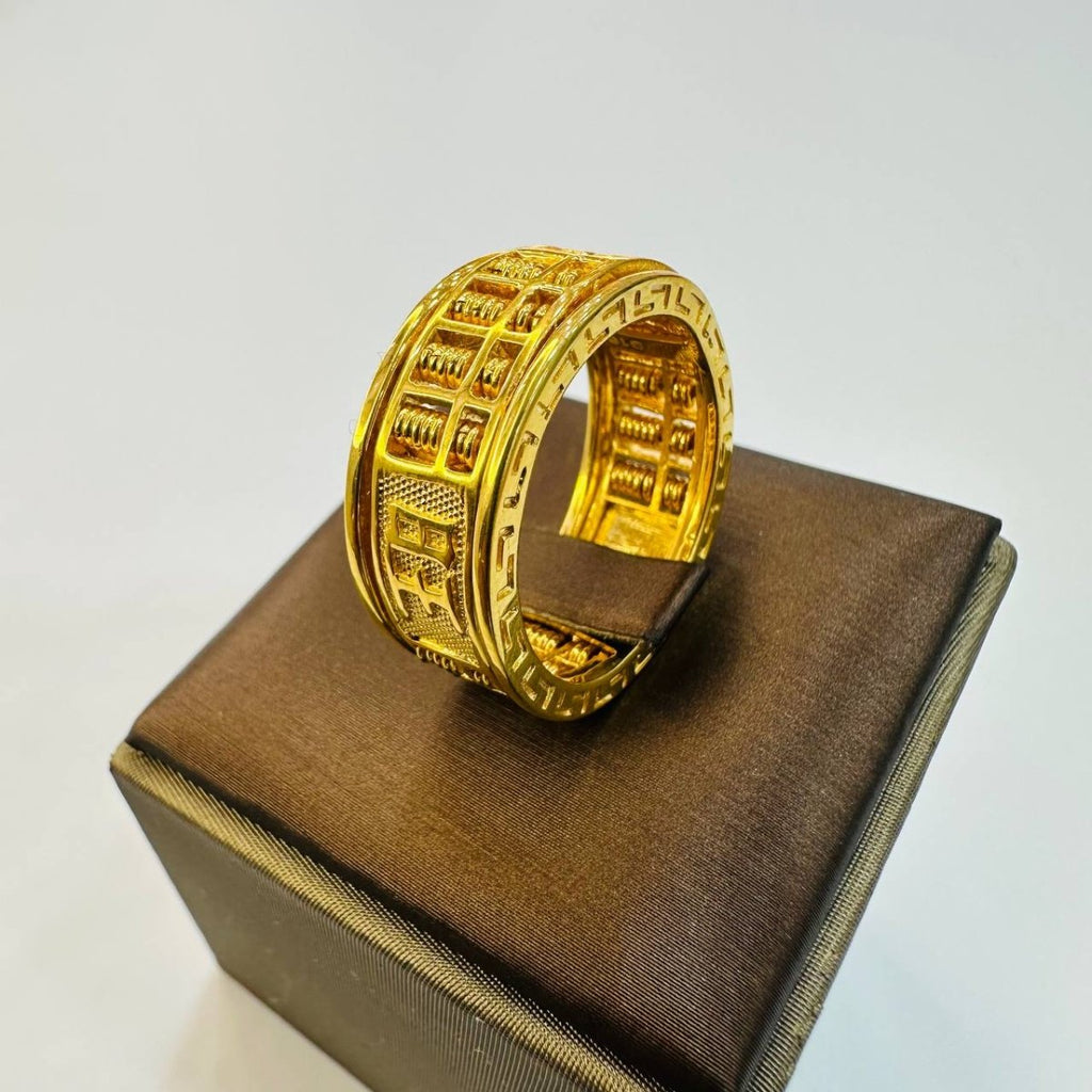 22k / 916 Gold Movable Full Abacus Ring Heng Ong Huat V2 by Best Gold Shop - Best Gold Shop 22k gold 22k gold ring 916 gold Rings