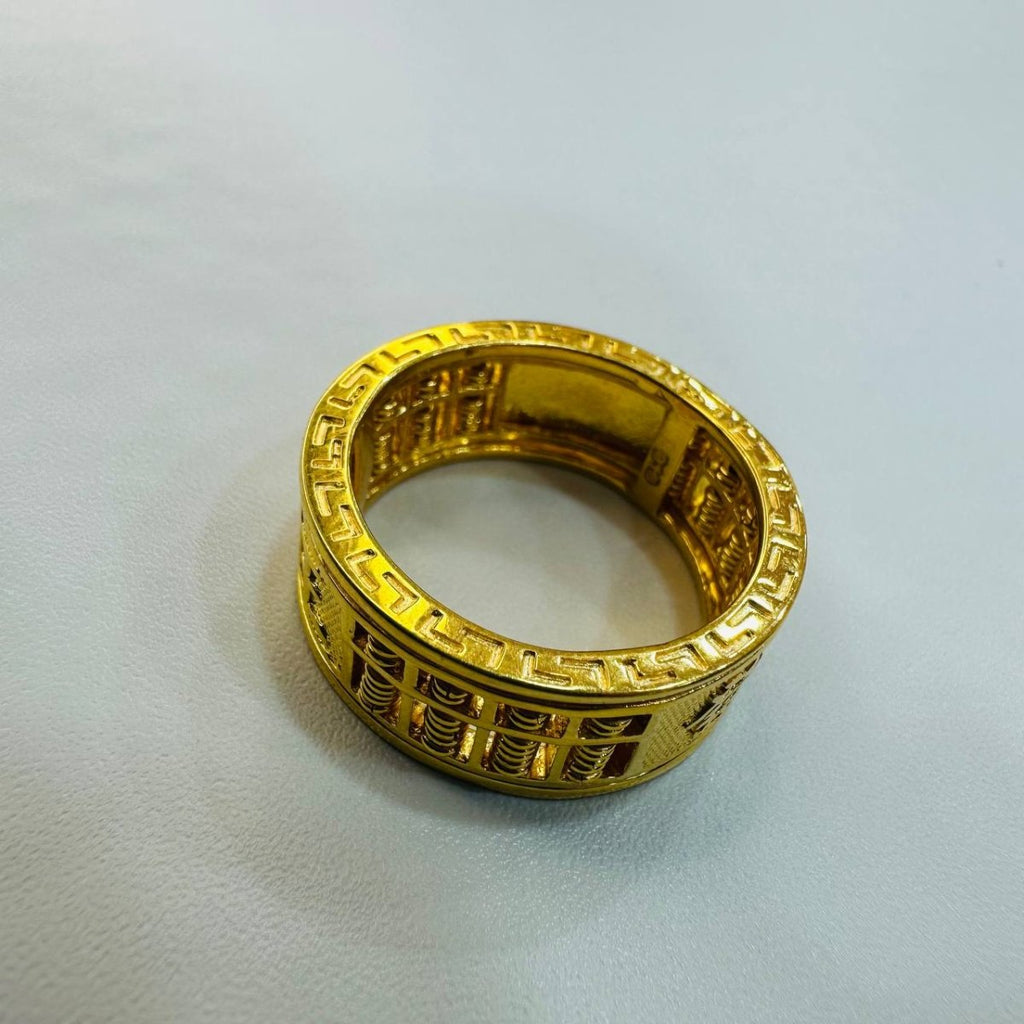 22k / 916 Gold Movable Full Abacus Ring Heng Ong Huat V2 by Best Gold Shop - Best Gold Shop 22k gold 22k gold ring 916 gold Rings