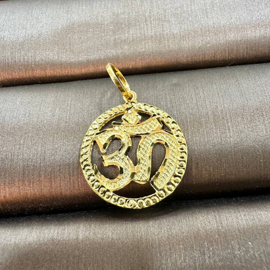 22k / 916 Gold Om Pendant - Best Gold Shop 22k gold 22k gold pendant 916 gold 916 gold