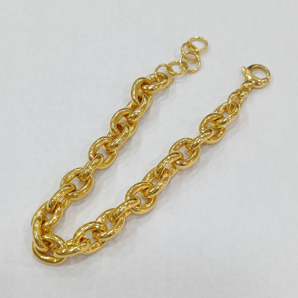 22k / 916 Gold Oval Ring Bracelet Designer - Best Gold Shop 22k gold 22k gold bracelet 916 gold 916 gold