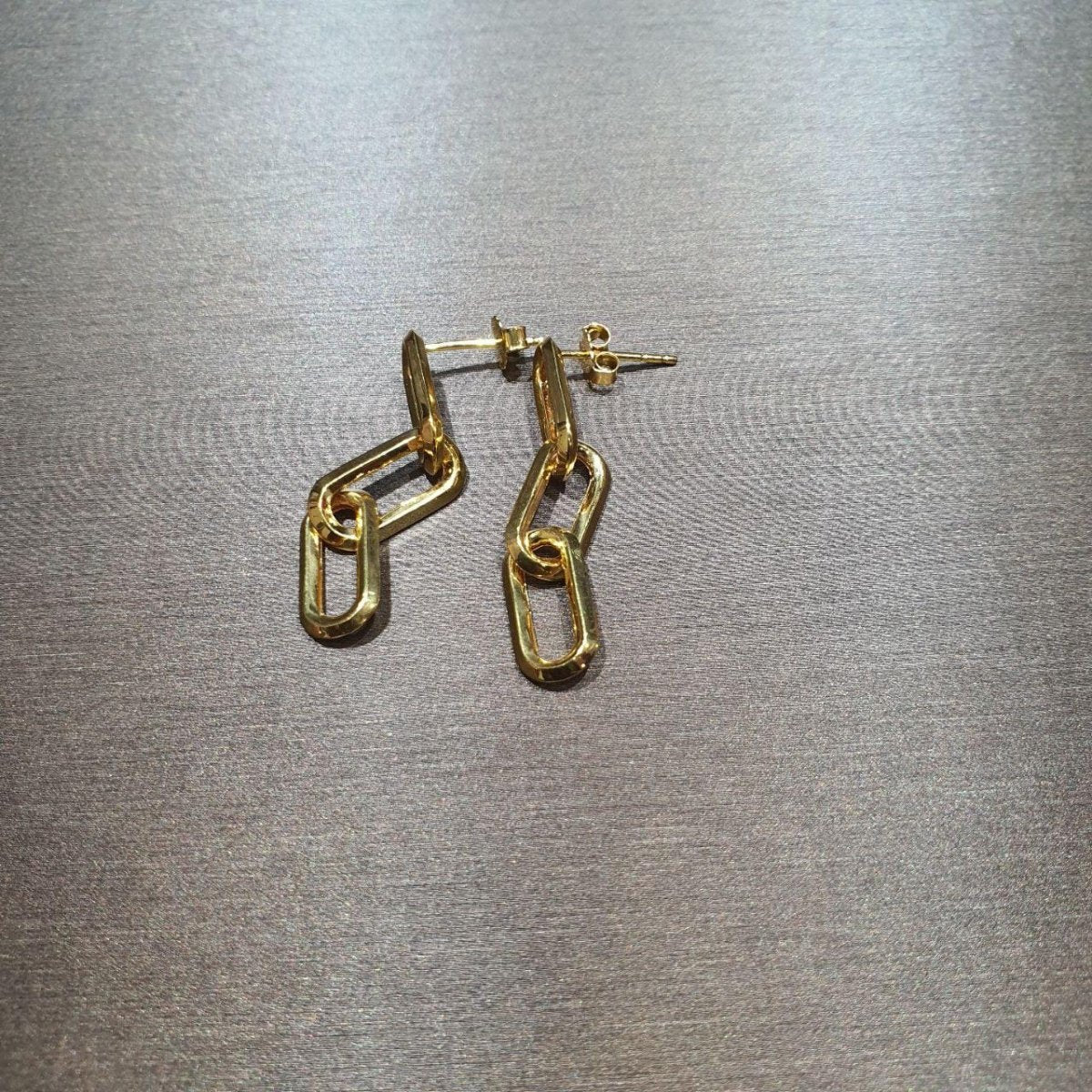 22K / 916 Gold Paper Clip Earring - Best Gold Shop 22k gold 22k gold earring 916 gold Earrings