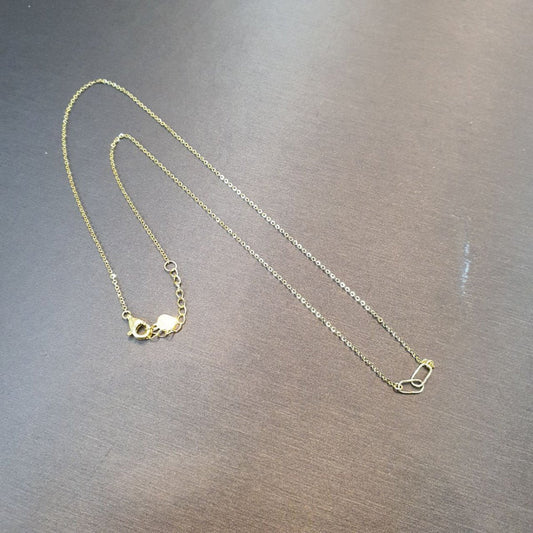 22k / 916 Gold paper clip necklace - Best Gold Shop 22k gold 22k gold necklace 916 gold Necklaces