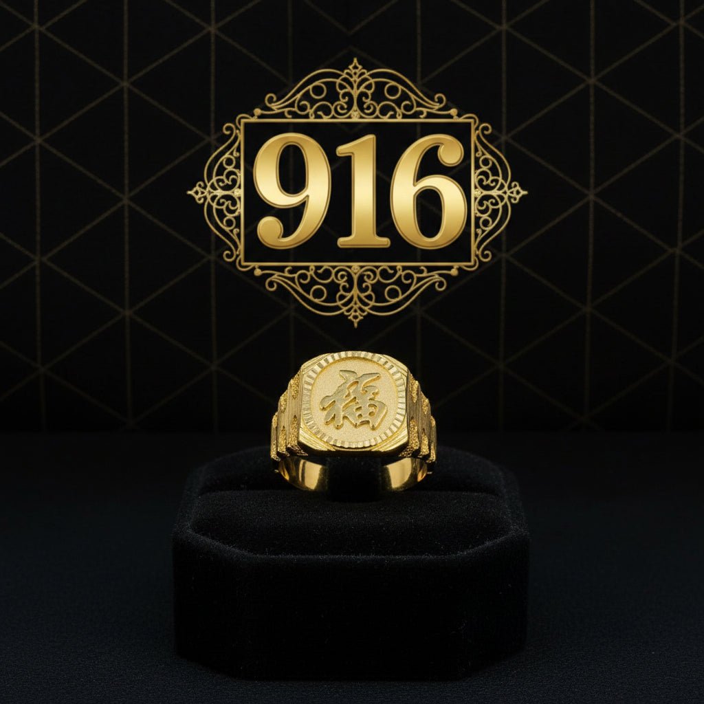 22k / 916 Gold Prosperity Ring V3 by Best Gold ShopRingsBest Gold Shop