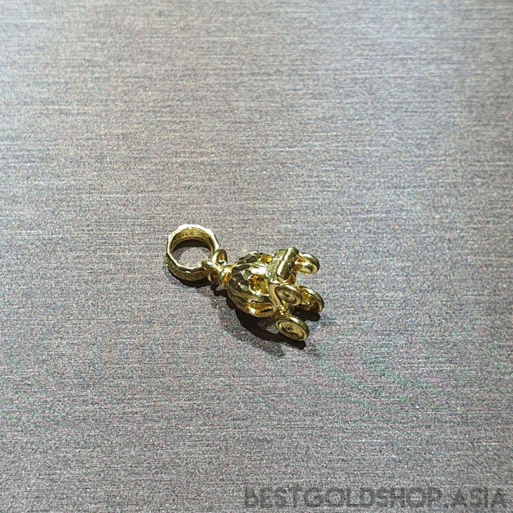 22k / 916 Gold Pumpkin Car V2 - Best Gold Shop 22k gold 22k Gold Charms 916 gold 916 gold