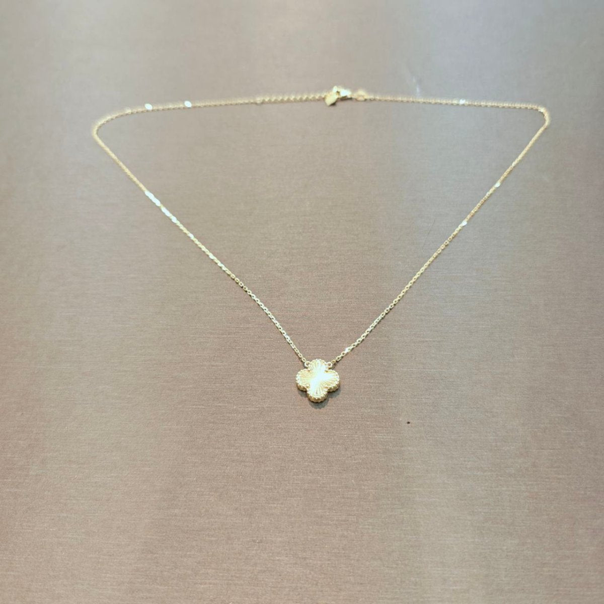 22k / 916 Gold Quatrefoil Necklace - Best Gold Shop 22k gold 22k gold necklace 916 gold Necklaces