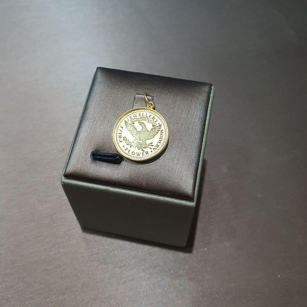 22k / 916 gold Queen Elizabeth Coin pendant - Best Gold Shop 22k gold 22k gold pendant 916 gold Charms & Pendants