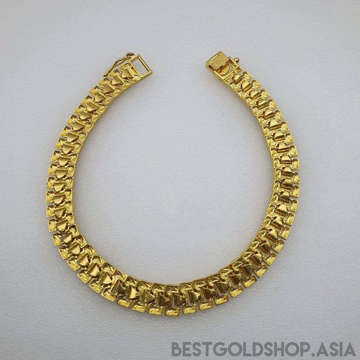 22k / 916 Gold R design men bracelet - Best Gold Shop 22k gold 22k gold bracelet 916 gold 916 gold