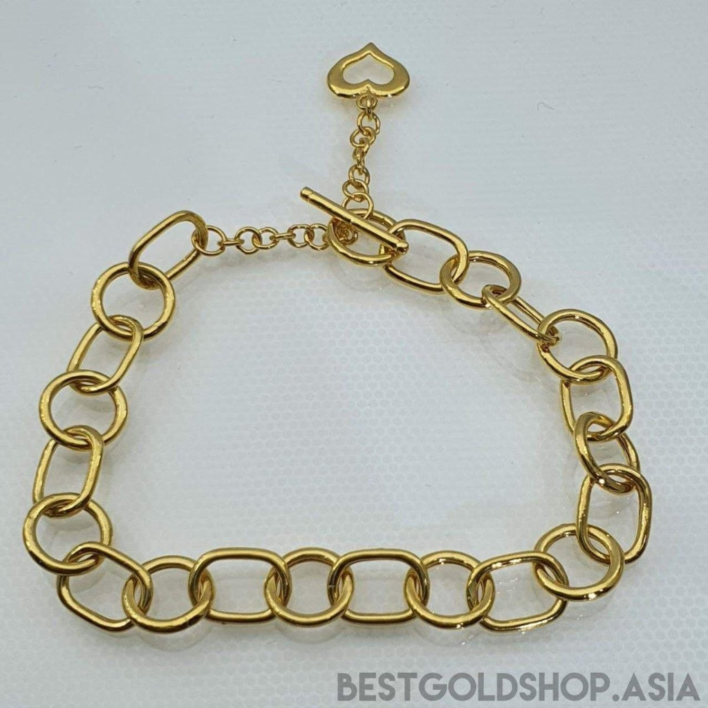 22k / 916 Gold Rect Ring and Ring Bracelet - Best Gold Shop 22k gold 22k gold bracelet 916 gold 916 gold